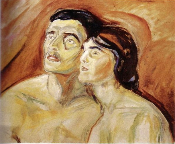 Man And Woman 2 by Edvard Munch